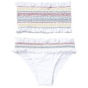 Women’s Medium Smocked Strapless Bikini Bandeau